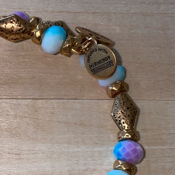 Alex and Ani Islander wrap Bracelet in Russian gold EUC - Picture 4 of 4